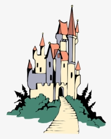 Fairytale Castle, Royal, Path, Towers, Fairytale - Scary Castle Clipart, HD Png Download, Free Download