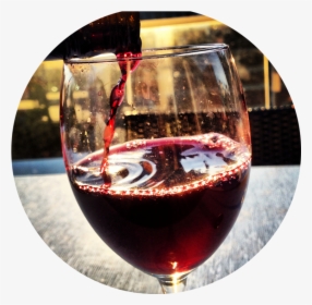Wine Pouring Circle - Wine Glass, HD Png Download, Free Download