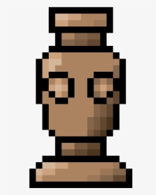 Wooden Head Statue - Pixel Art Pokemon Mudkip, HD Png Download, Free Download