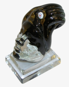 Italian Blown Murano Glass Head Sculpture - Bronze Sculpture, HD Png Download, Free Download