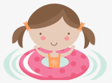 Pool Clipart Girl - Girl In Pool Clipart, HD Png Download, Free Download