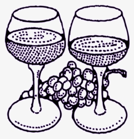 Wine Clipart Black And White Png, Transparent Png, Free Download