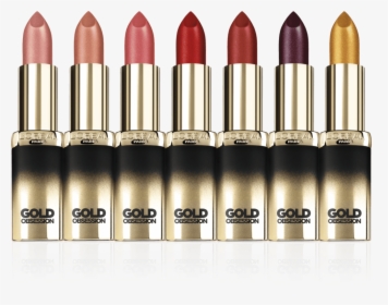 Color Riche Gold Obsession De Lóreal París - Loreal Lipstick Gold Addiction, HD Png Download, Free Download