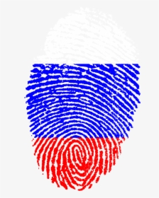 Russia Flag Fingerprint Country Png Image - Russia Flag Fingerprint, Transparent Png, Free Download