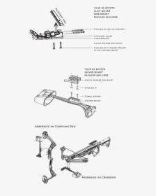 Compound Bow Quiver Assembly, HD Png Download, Free Download