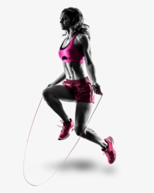 Female Skipping Image - Skipping Rope, HD Png Download, Free Download