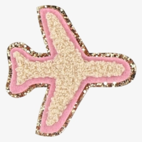 Glitter Airplane Patch - Cross, HD Png Download, Free Download