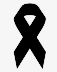 Black Ribbon Mourning Fotolia - Mourning Logo, HD Png Download, Free Download
