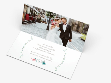 Tarjeta Plegada En Horizontal - Wedding Reception, HD Png Download, Free Download