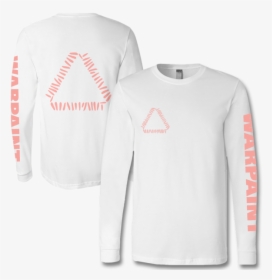 Official Warpaint Triangle Logo Long Sleeve T-shirt - Warpaint T Shirt, HD Png Download, Free Download