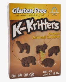 Chocolate Animal Kritters Crackers/1-8oz Box - Chocolate, HD Png Download, Free Download