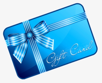 Buy Gift Certificates - Blue Gift Card Clip Art, HD Png Download, Free Download