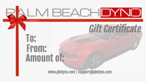 Palm Beach Dyno Gift Certificate - Coupé, HD Png Download, Free Download