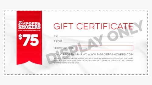 Bps Gift Certificate - Label, HD Png Download, Free Download