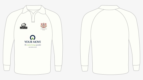Team Kent Cricket Longsleeve Polo Shirt - Polo Shirt Long Sleeve Front And Back Png, Transparent Png, Free Download