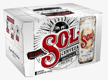 Sol 12pack 310ml - Cerveja Sol Cool Box, HD Png Download, Free Download
