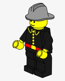 Lego Town Fireman Svg Clip Arts - Police And Fireman Clip Art, HD Png Download, Free Download