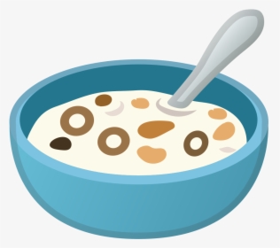Cereal Bowl Png - Bowl Of Cereal Emoji, Transparent Png, Free Download