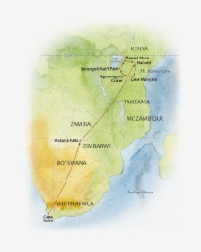 African Splendour Map - Atlas, HD Png Download, Free Download