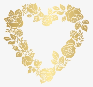 Hearts And Flowers Border Clipart, HD Png Download, Free Download