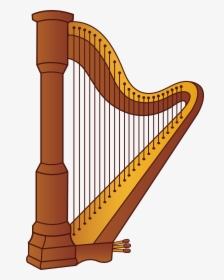 Transparent Lyre Png - Harp Clipart, Png Download, Free Download