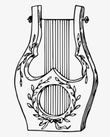 Drawing Of A Lyre, HD Png Download, Free Download
