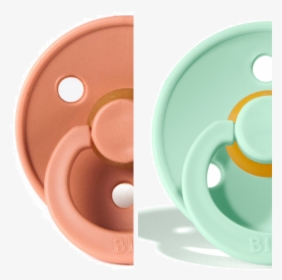 2x Bibs Bpa Free Natural Rubber Pacifiers 0 6 Months - Circle, HD Png Download, Free Download