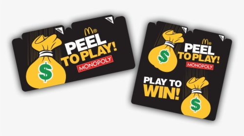Mcdonald"s Monopoly Game Pieces - Mcdonalds Monopoly Sticker Png, Transparent Png, Free Download