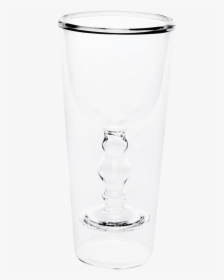 Double Wall Red Wine Glass - Pint Glass, HD Png Download, Free Download