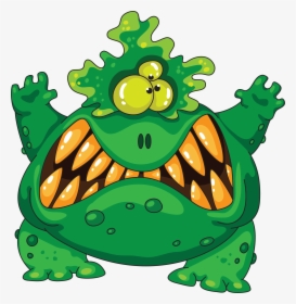 Green Monster Png - Spooky Monster Clip Art, Transparent Png, Free Download