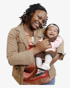 Mom And Smiley Baby No Background - Mother, HD Png Download, Free Download