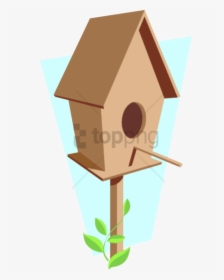 Art,birdhouse,bird Feeder,art - Bird House Png Cartoon, Transparent Png, Free Download