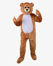 Mini Mascot Teddy Bear Costume - Teddy Bear Mascot Costume, HD Png Download, Free Download