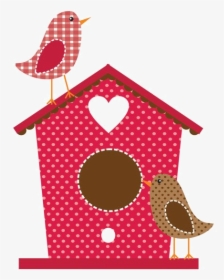 Birdhouse Clipart Couple Bird - Transparent Cute Birdhouse Clipart, HD Png Download, Free Download