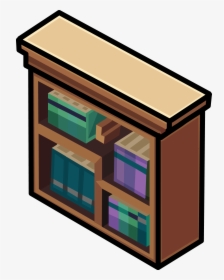 Classy Bookshelf Icon - Free Penguin Wikia Bookshelf, HD Png Download, Free Download