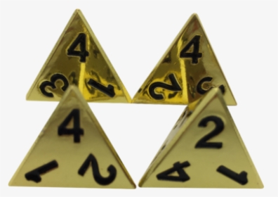 Picture 1 Of - Metal D4 Dice, HD Png Download, Free Download