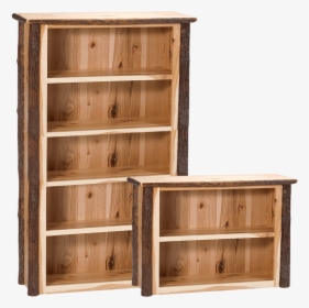 Hickory Bookshelves - Bookcase, HD Png Download, Free Download
