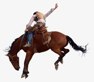 Cowboy On Horse Png , Png Download - Rodeo Horse Ride, Transparent Png, Free Download