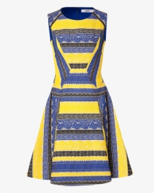 Royal Blue Yellow Dress, HD Png Download, Free Download