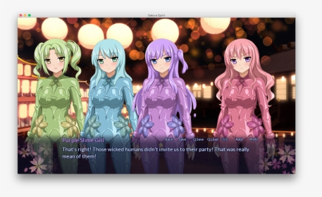 Transparent Charmander Sprite Png - Anime Lewd Slime Girls, Png Download, Free Download