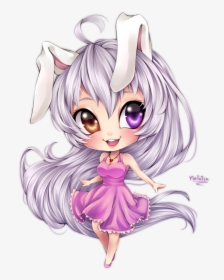 Anime Clipart Sad - Cute Bunny Girl Drawing, HD Png Download, Free Download