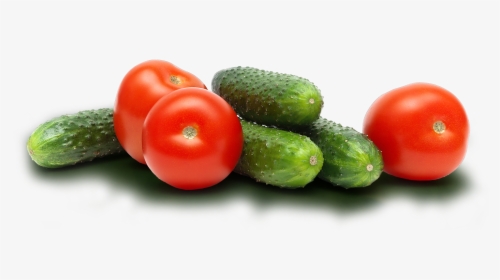 Cucumbers Nd Tomatoes - Cucumber And Tomato Png, Transparent Png, Free Download