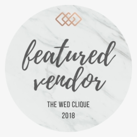 Featured Wedding Vendor The Wed Clique - Circle, HD Png Download, Free Download