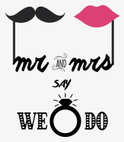 Transparent Mr & Mrs Clipart - Mr And Mrs Png, Png Download, Free Download
