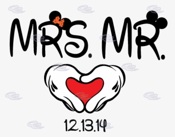Transparent Mr And Mrs Png - Mr Mrs Mickey, Png Download, Free Download