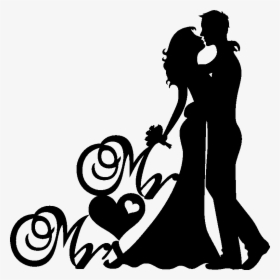 Transparent Mr And Mrs Png - Mr And Mrs Silhouette, Png Download, Free Download