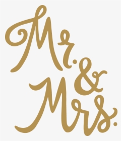Mr And Mrs Svg - Calligraphy, HD Png Download, Free Download
