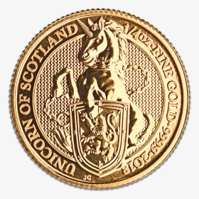 United Kingdom Gold Queen"s Beast - Coin, HD Png Download, Free Download