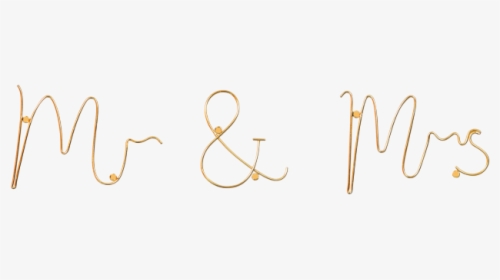 Mr And Mrs - Calligraphy, HD Png Download, Free Download