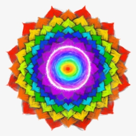 Crown Chakra Rainbow Colors, HD Png Download, Free Download
